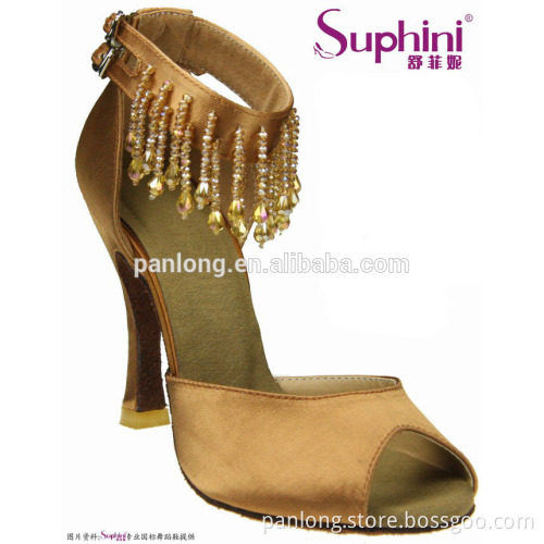 Ladies Dinner Shoes , Rhinestone Salsa Shoes